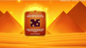 Tampilan visual slot Pharaoh Luck dengan tema Mesir Kuno