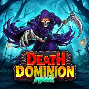 Tampilan antarmuka slot Death Dominion di layar ponsel pintar